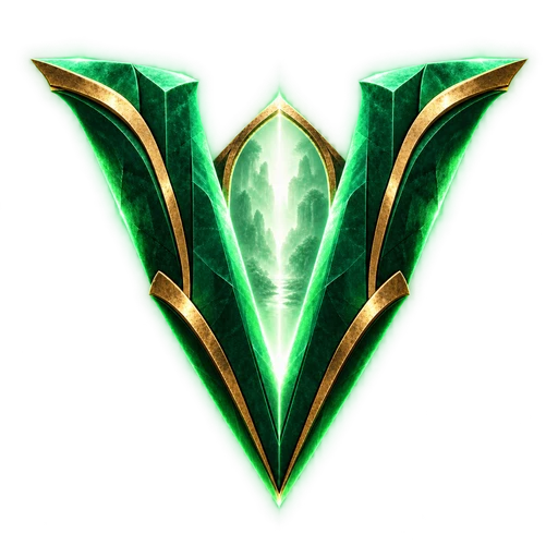 VIRID emerald portal emblem